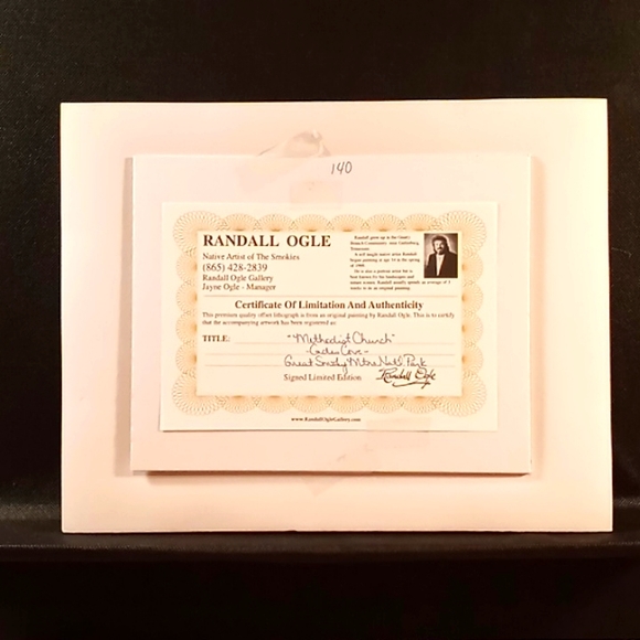 "Methodist Church" Original Limited Edition Litho Print, Signed by Randall Ogle - Picture 3 of 4